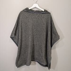 Eddie Bauer Poncho Hoodie Sweater Pullover Layering Camping Bonfire - Size L/XL